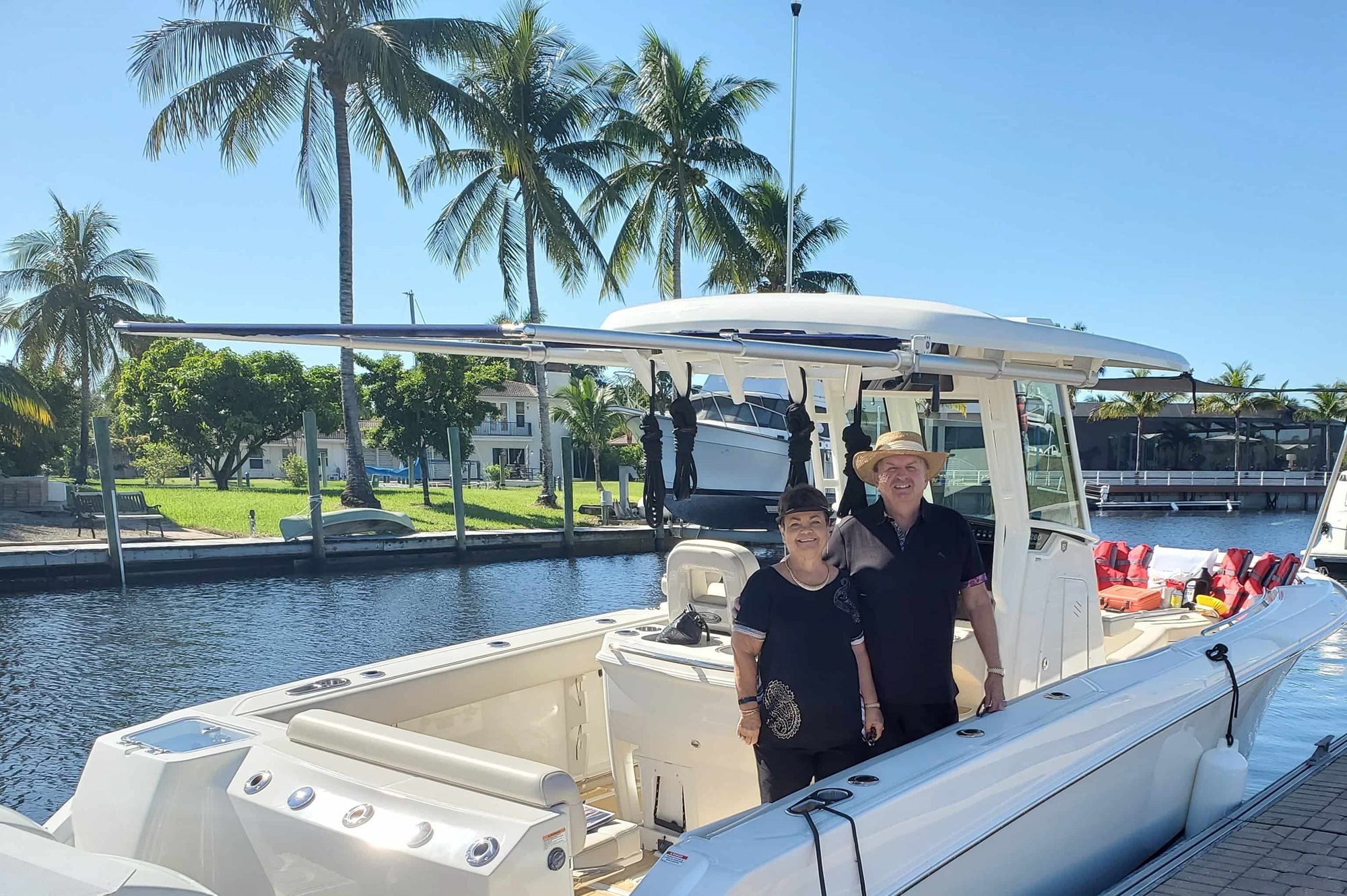 Judy smiling on vacation.