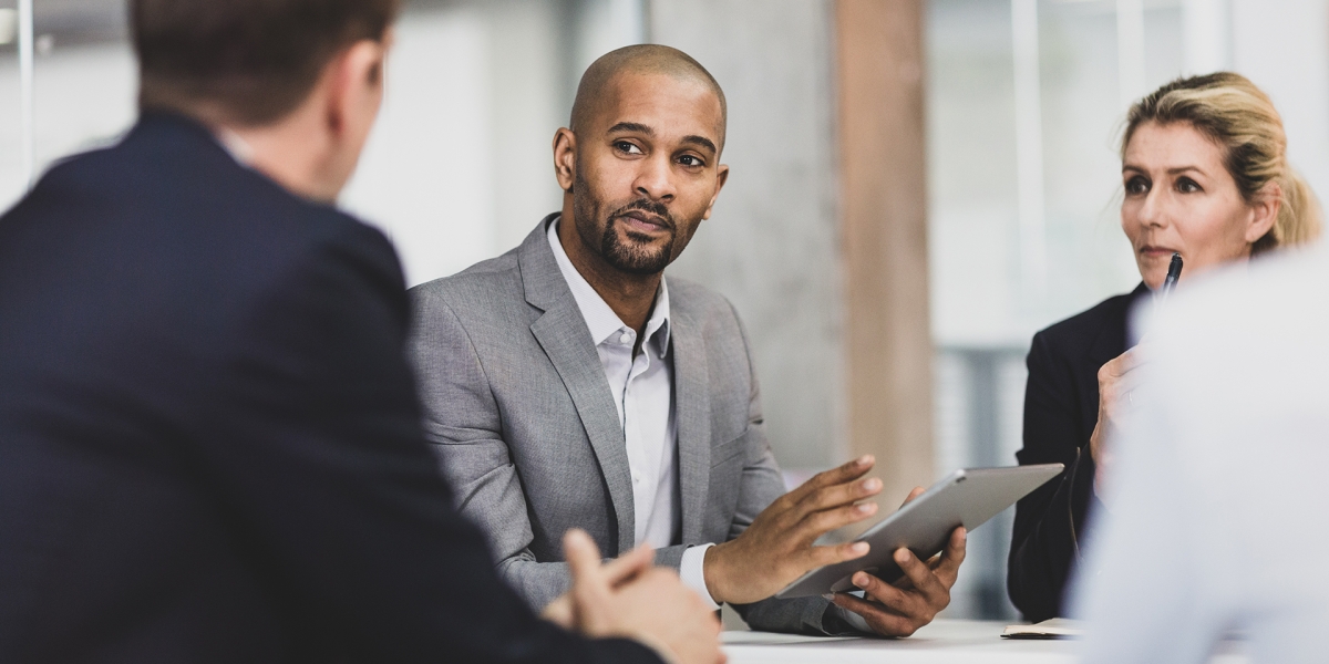 Professionals in a working enviroment