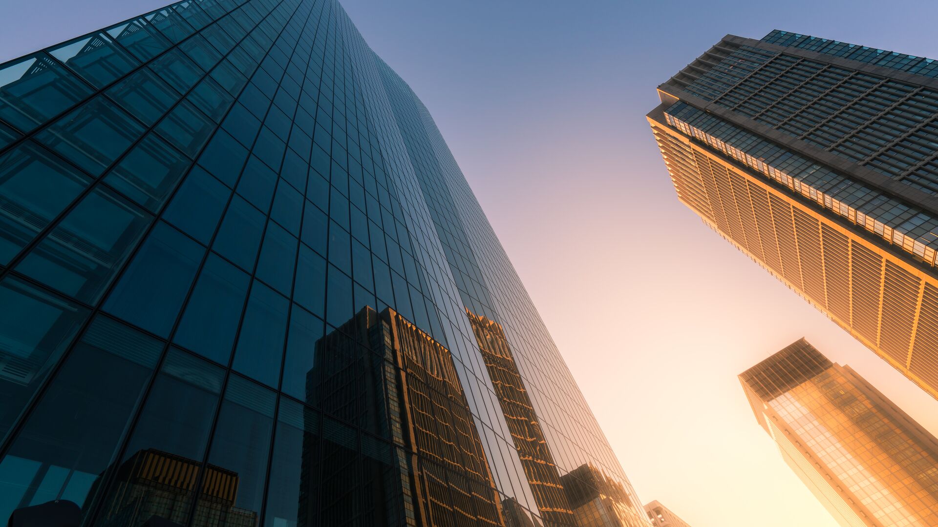 Skyscrapers in downtown Tokyo, Japan