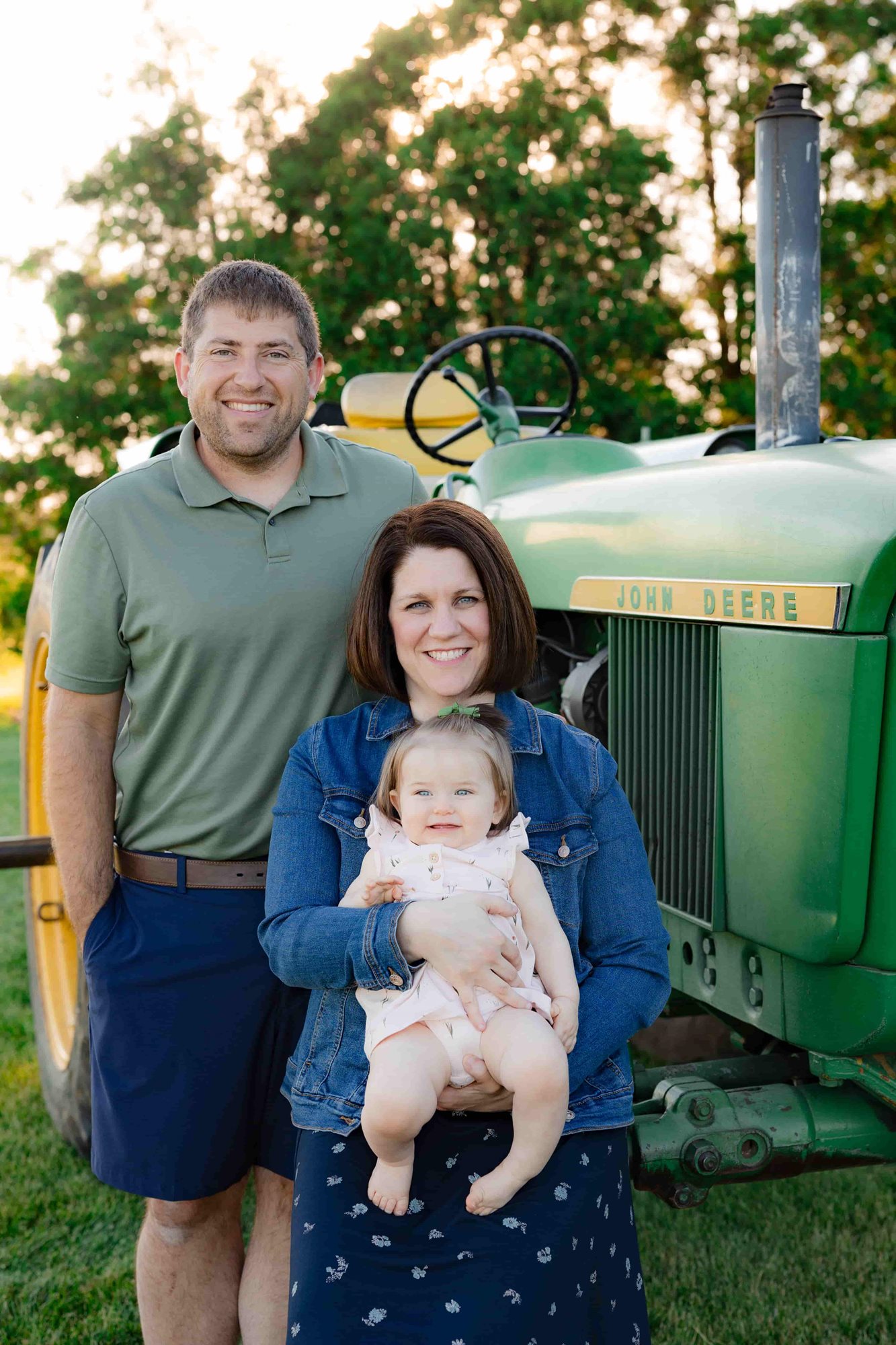 Allison, her husband, and daughter.