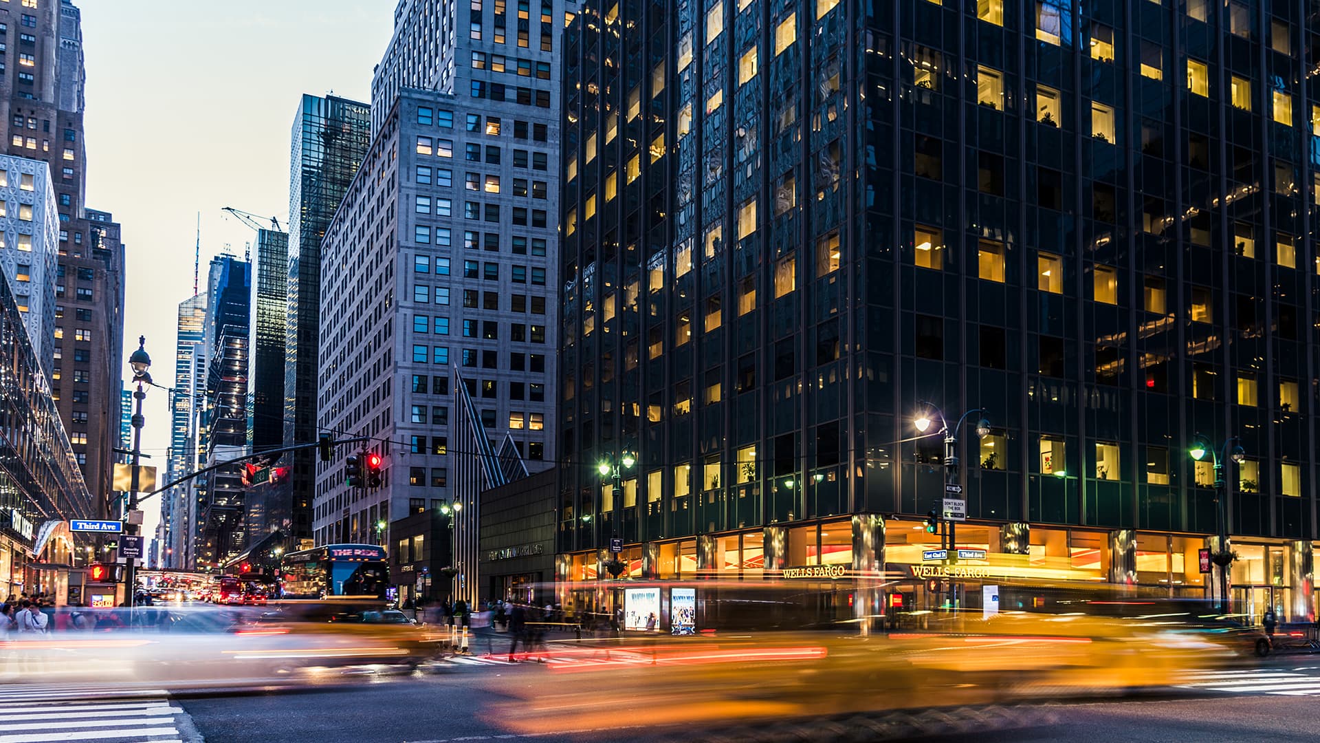 Long Exposure of NYC Manhattan Street 