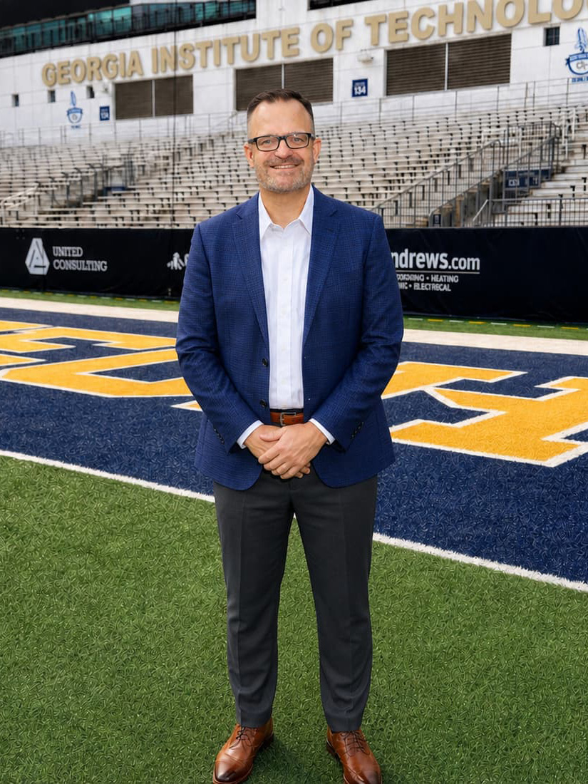 Ed at GT Stadium.