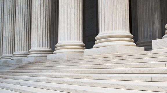 columns at U.S. Capitol building.