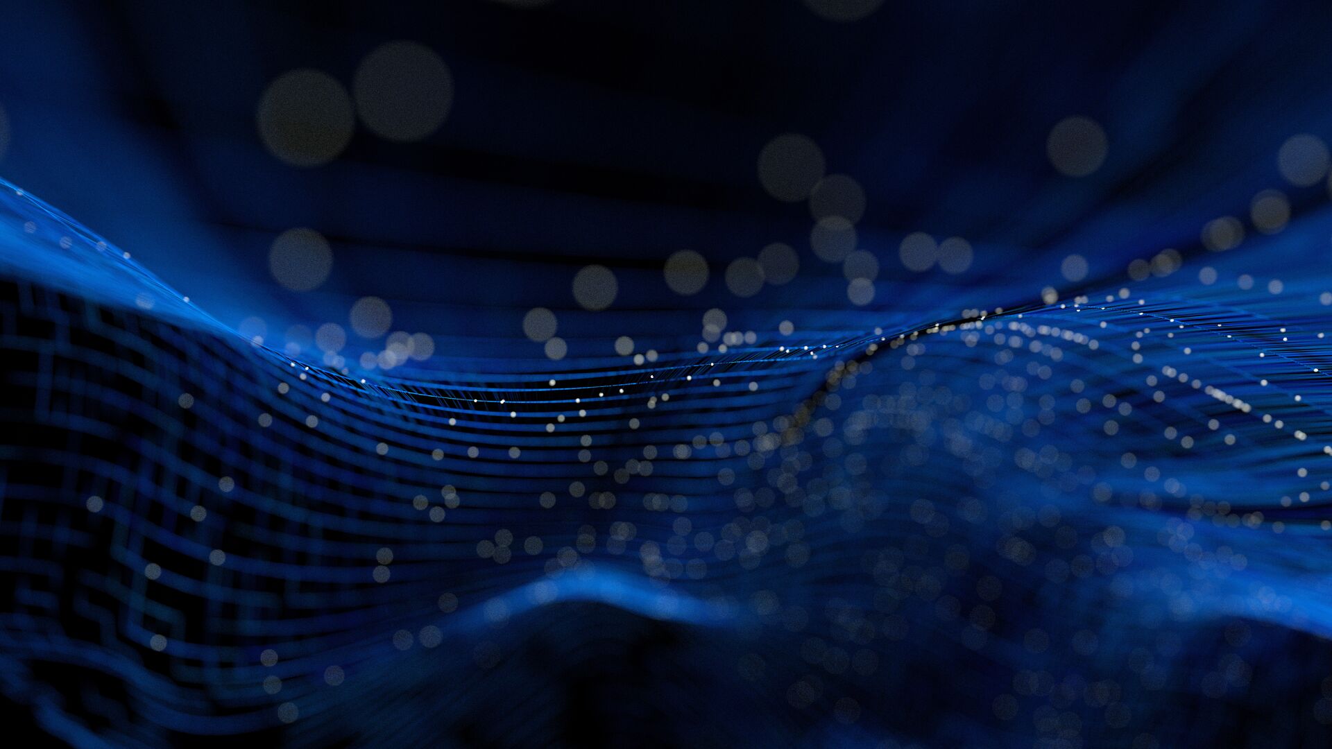 Abstract picture of big data cloud computing.