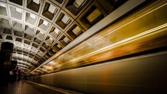 interior of the D.C. Metro station